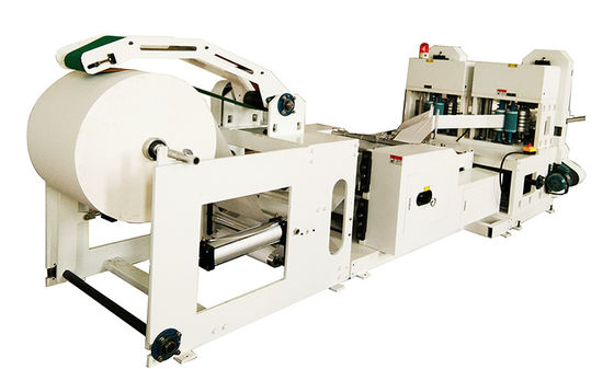 Quarter Fold Paper Tissue Napkin Making Embossing Machine AC380V 50HZ 4KW